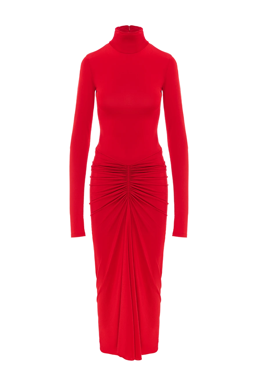 The Andamane warwick ұзын жеңді жоғары мойын макси көйлек 191786 - фото 1