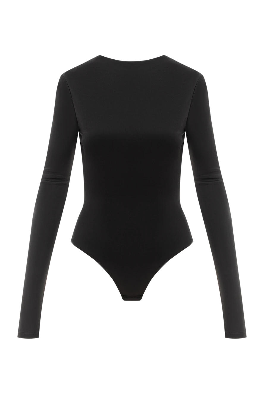 The Andamane арқасы ашық қара ұзын жеңді дене костюмі 191797 - фото 1