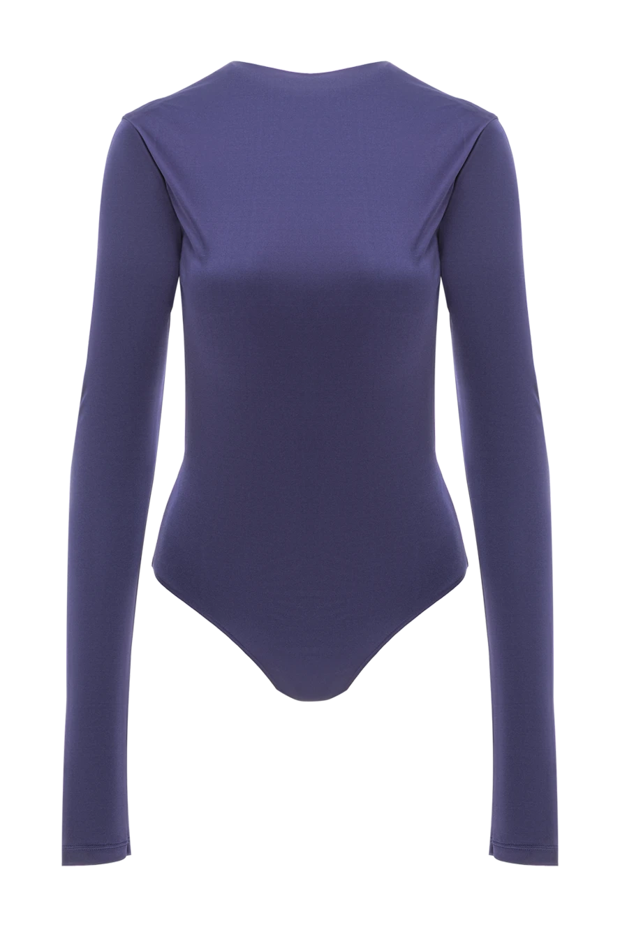 The Andamane фиолетовое боди с длинным рукавом и открытой спиной 191798 - фото 1