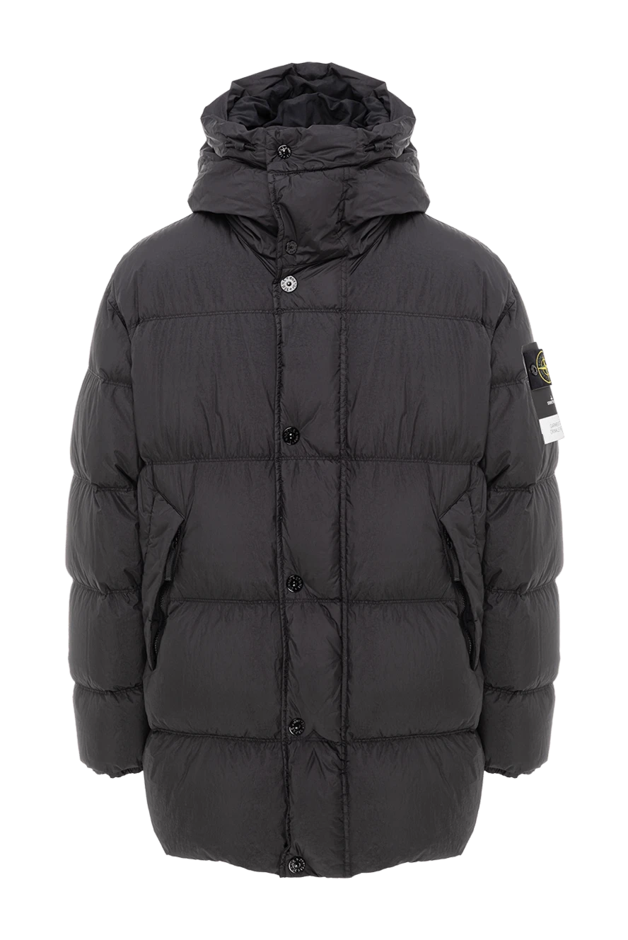 Stone Island пуховая парка с капюшоном из лёгкого репса с ультраплотным плетением 191851 - фото 1