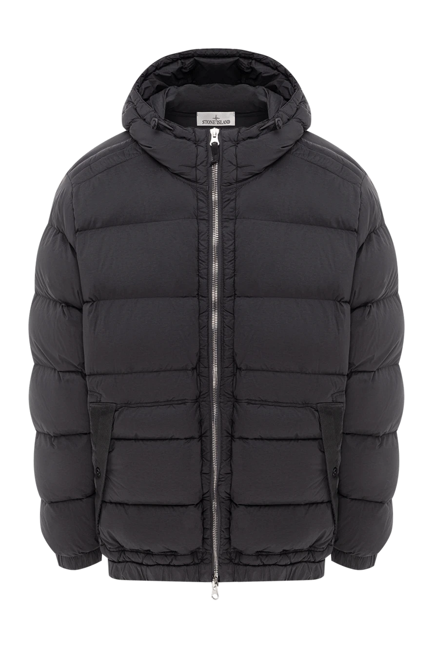 Stone Island черная пуховая куртка из легкого нейлона 191852 - фото 1