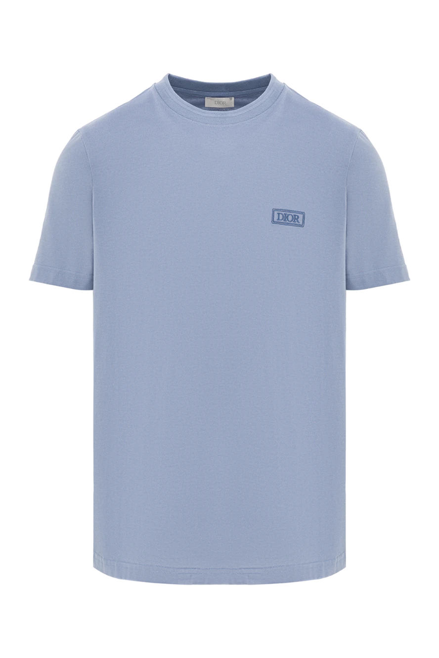 Dior sea island icons t-shirt in blue cotton jersey 191880 - photo 1