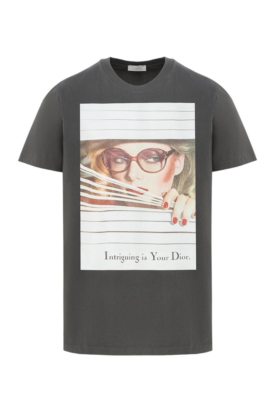 Dior футболка heritage с графическим принтом с надписью "intriguing is your dior" 191882 - фото 1