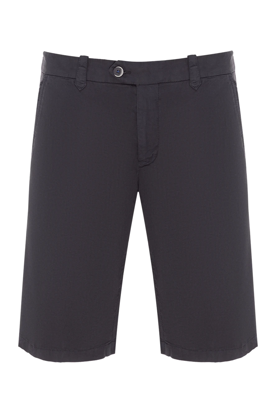 Corneliani ерлерге арналған қою көк түсті мақтадан жасалған чинос шорттары 192062 - фото 1