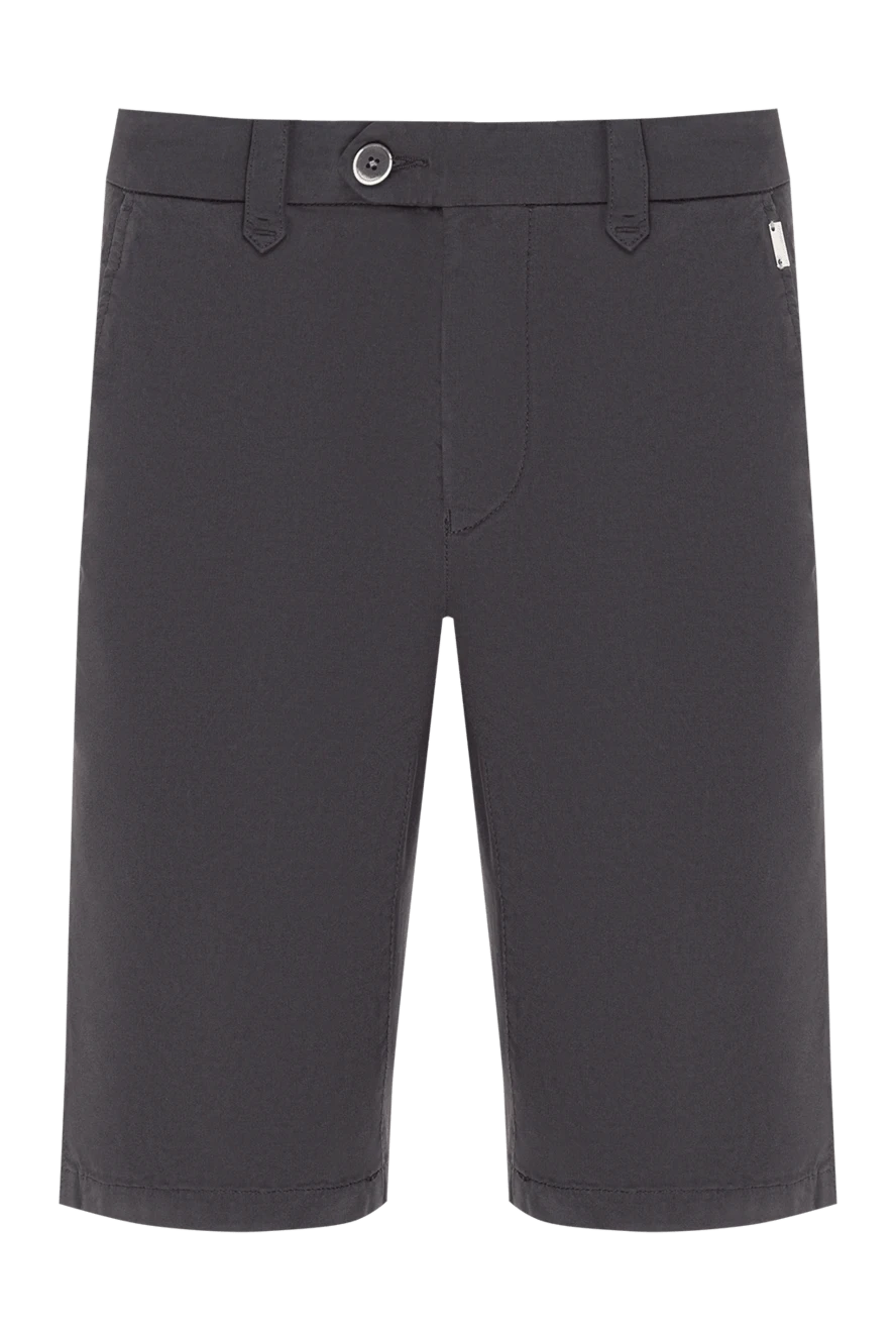 Corneliani мужские темно-серые хлопковые шорты-чиносы 192063 - фото 1