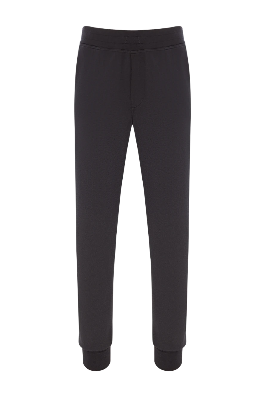 Svevo хлопковые брюки с прямым кроем и поясом на шнурке 192066 - фото 1