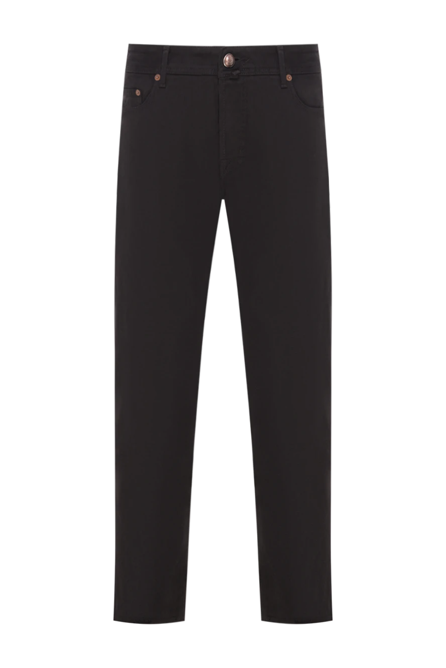 Jacob Cohen джинсы slim fit из высококачественного стрейч-денима черного цвета 192224 - фото 1