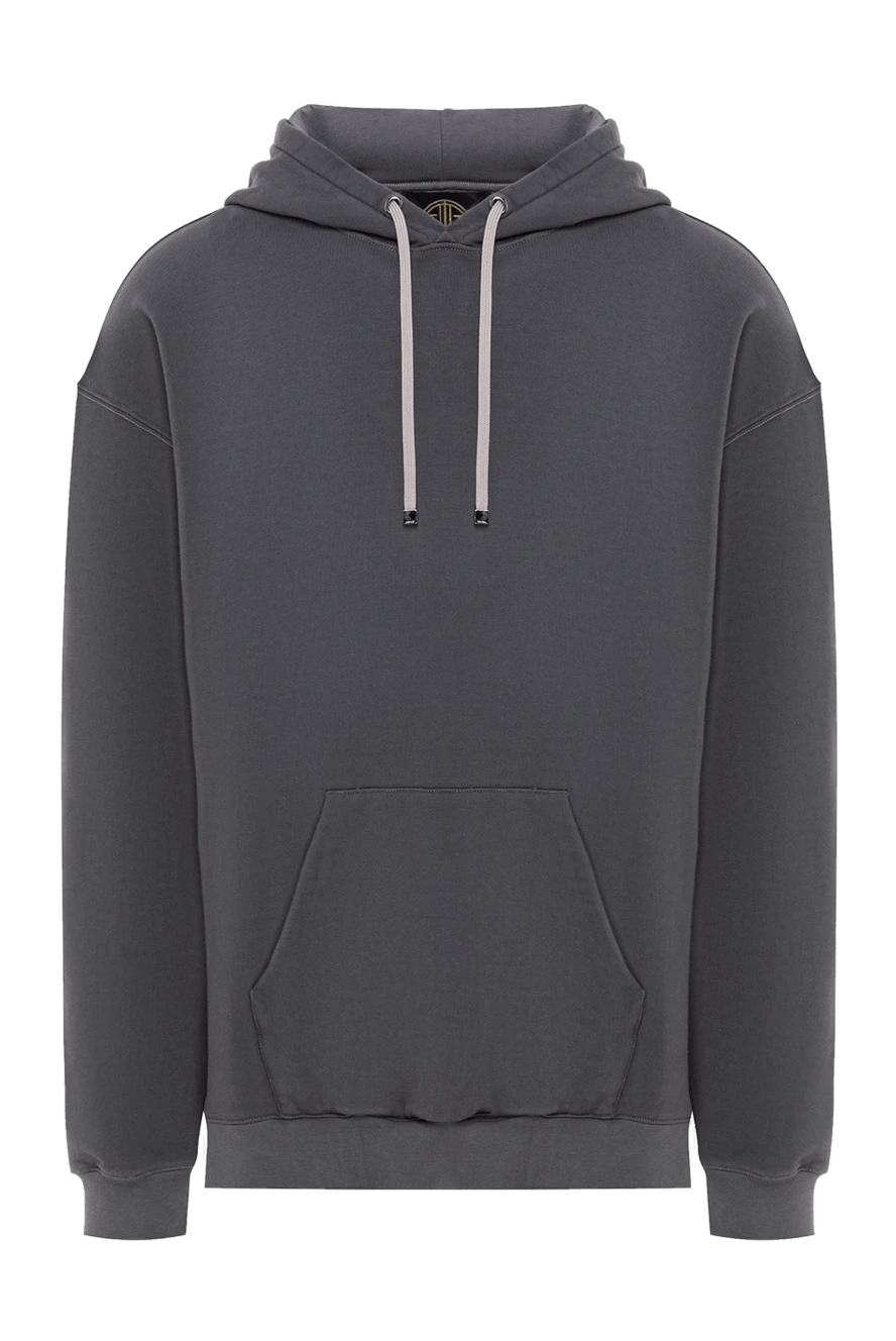 Limitato худи из хлопка оверсайз графитового цвета 192231 - фото 1