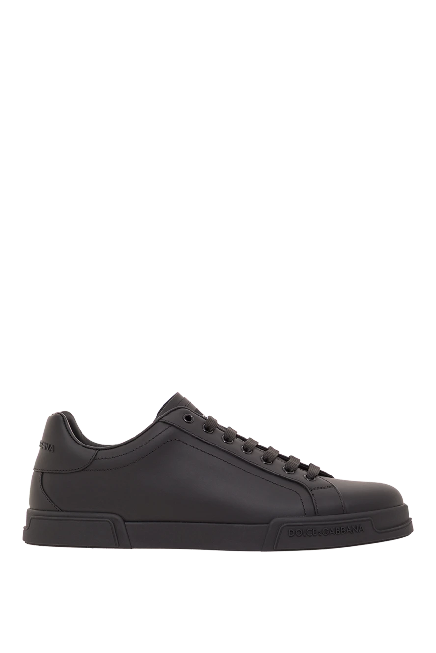 Dolce & Gabbana кроссовки portofino light из черной телячьей кожи
192236 - фото 1