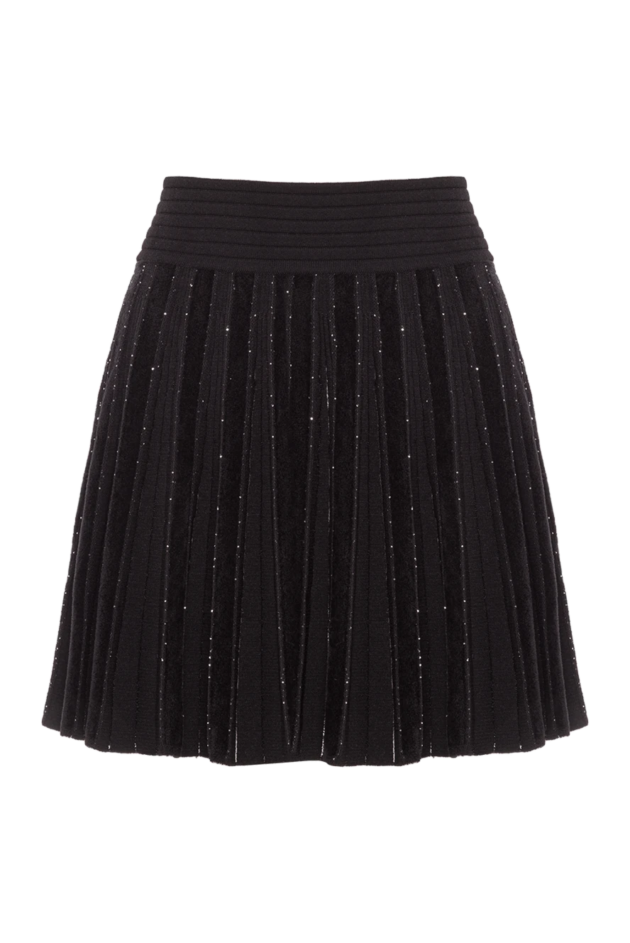 Balmain короткая плиссированная вязаная юбка с блестками
192275 - фото 1