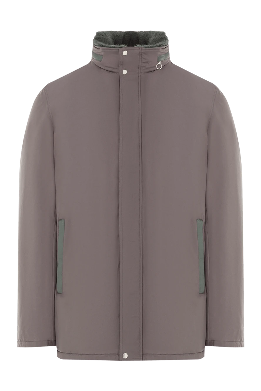 Seraphin парка с высоким воротником-стойкой отделанным мехом 192535 - фото 1