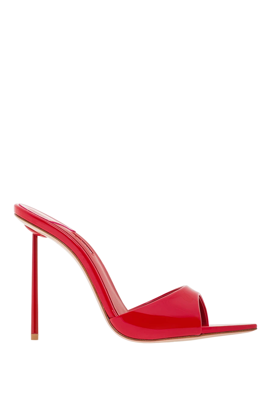 Le Silla bella red mules with a 120mm stiletto heel 192569 - photo 1