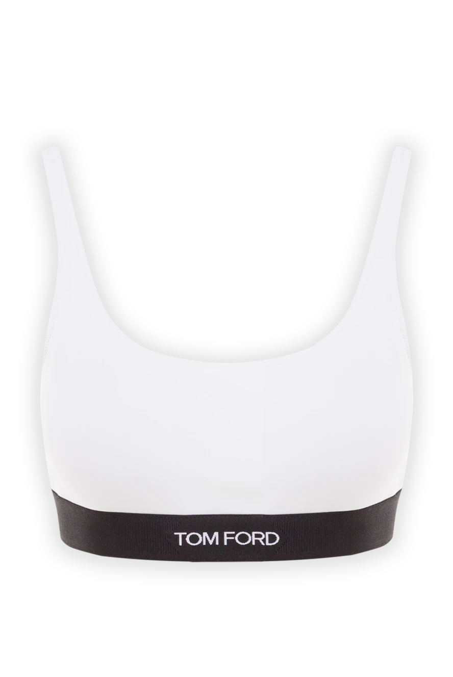Tom Ford бюстгальтер-бралетт modal signature из модального трикотажа белый 192599 - фото 1