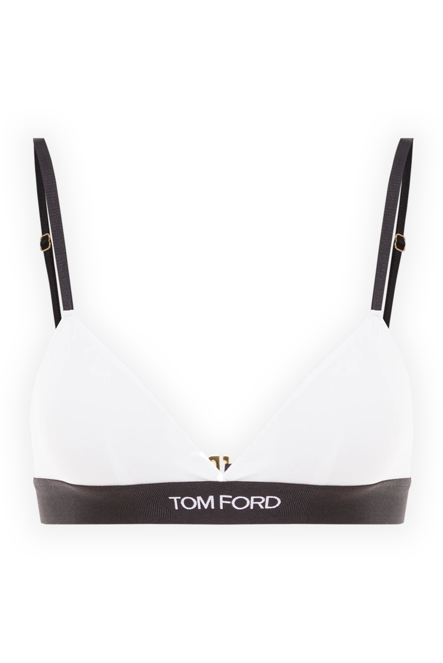 Tom Ford modal signature white elastic bra with logo 192600 - photo 1