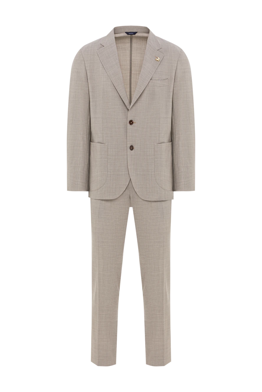 Tombolini men's classic two-piece suit in beige 192735 - photo 1