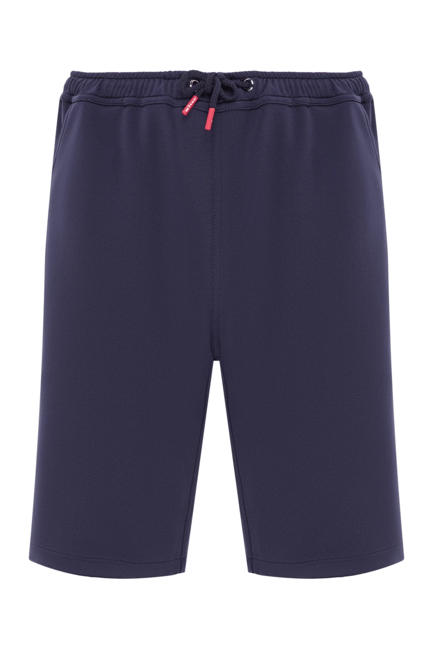 Kiton lightweight men's straight-cut shorts in blue 192822 - photo 1