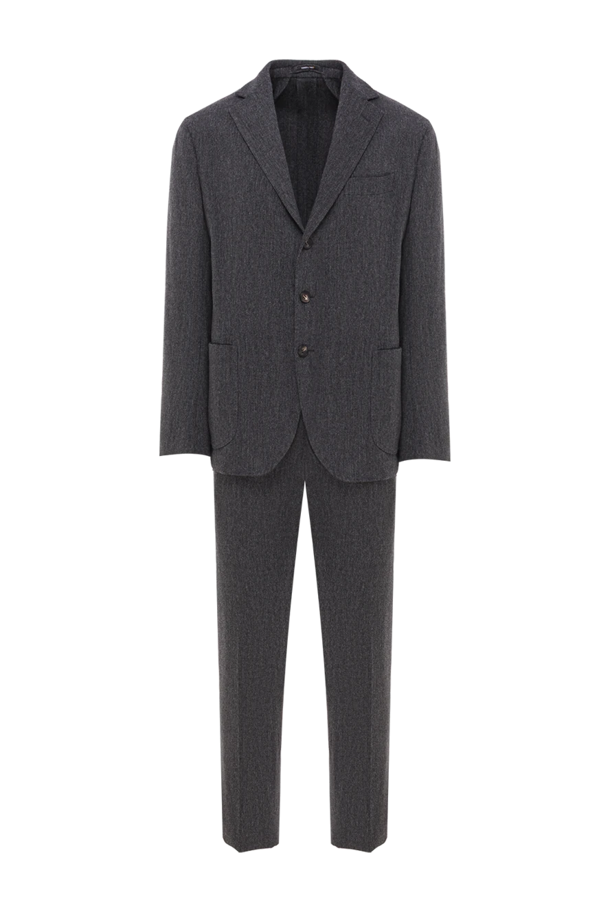 Kired ерлерге арналған іскерлік стильдегі классикалық сұр костюм 192832 - фото 1