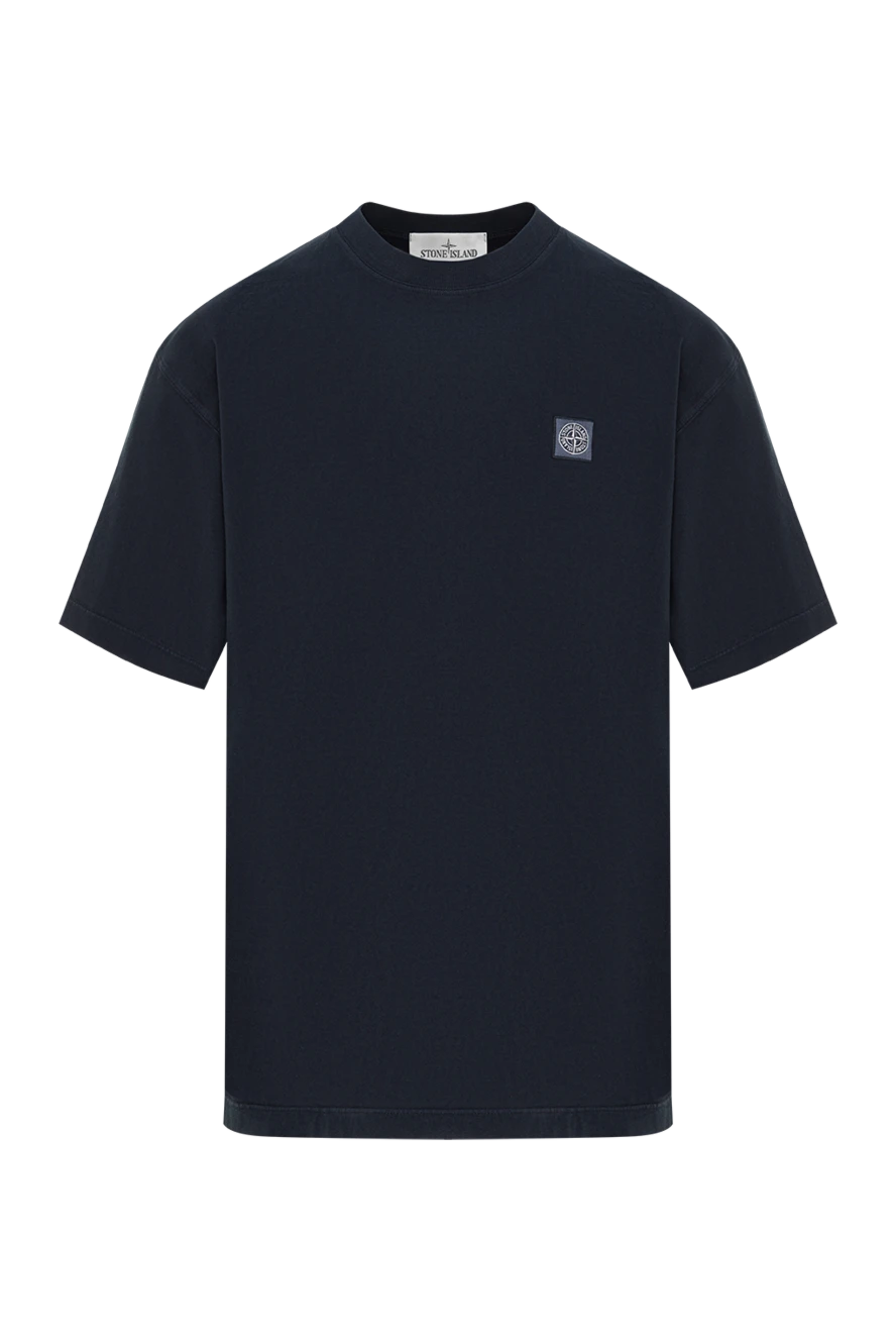 Stone Island a standard-fit blue t-shirt with a "compass" patch.
192913 - photo 1
