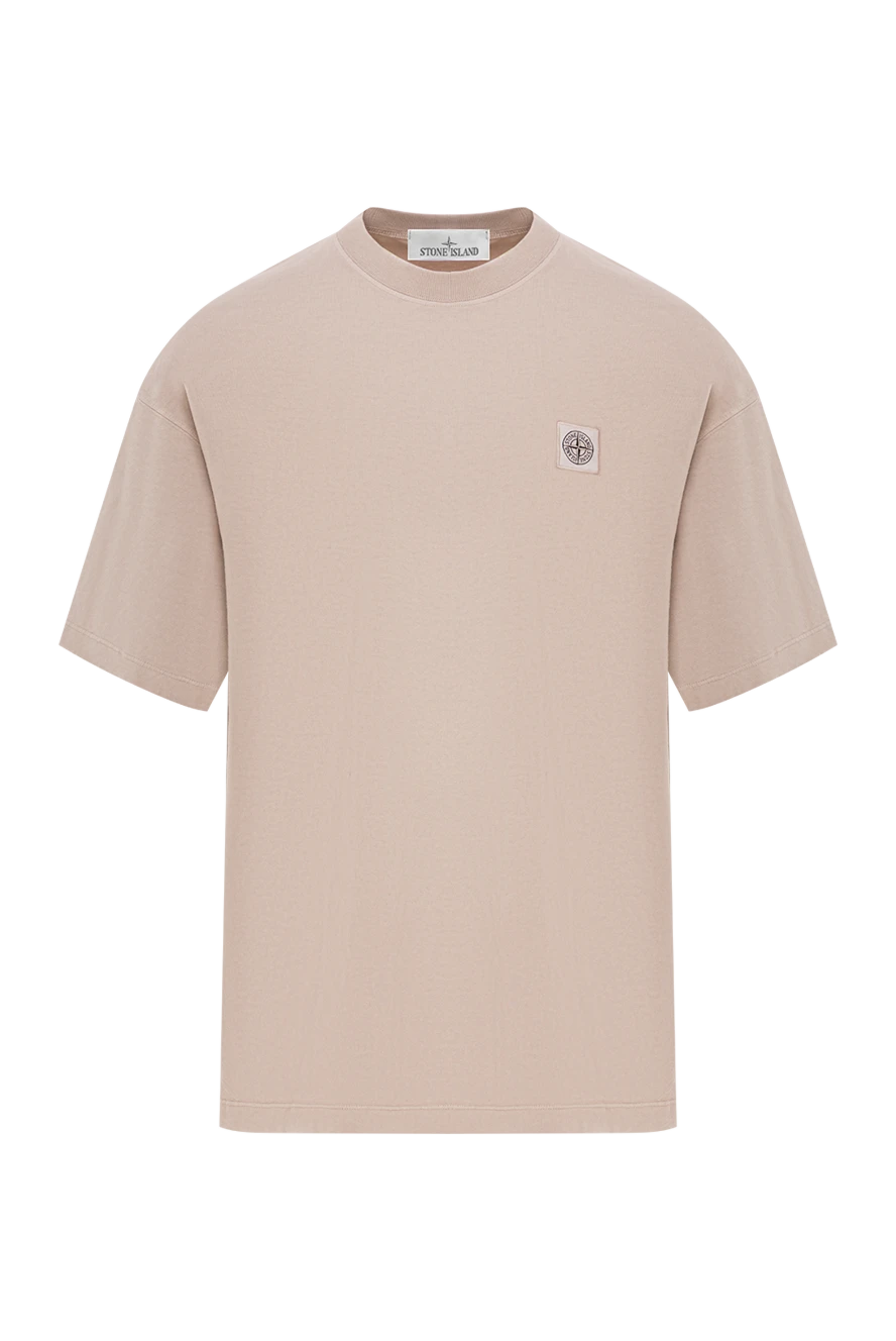 Stone Island beige regular fit t-shirt with compass patch
192916 - photo 1