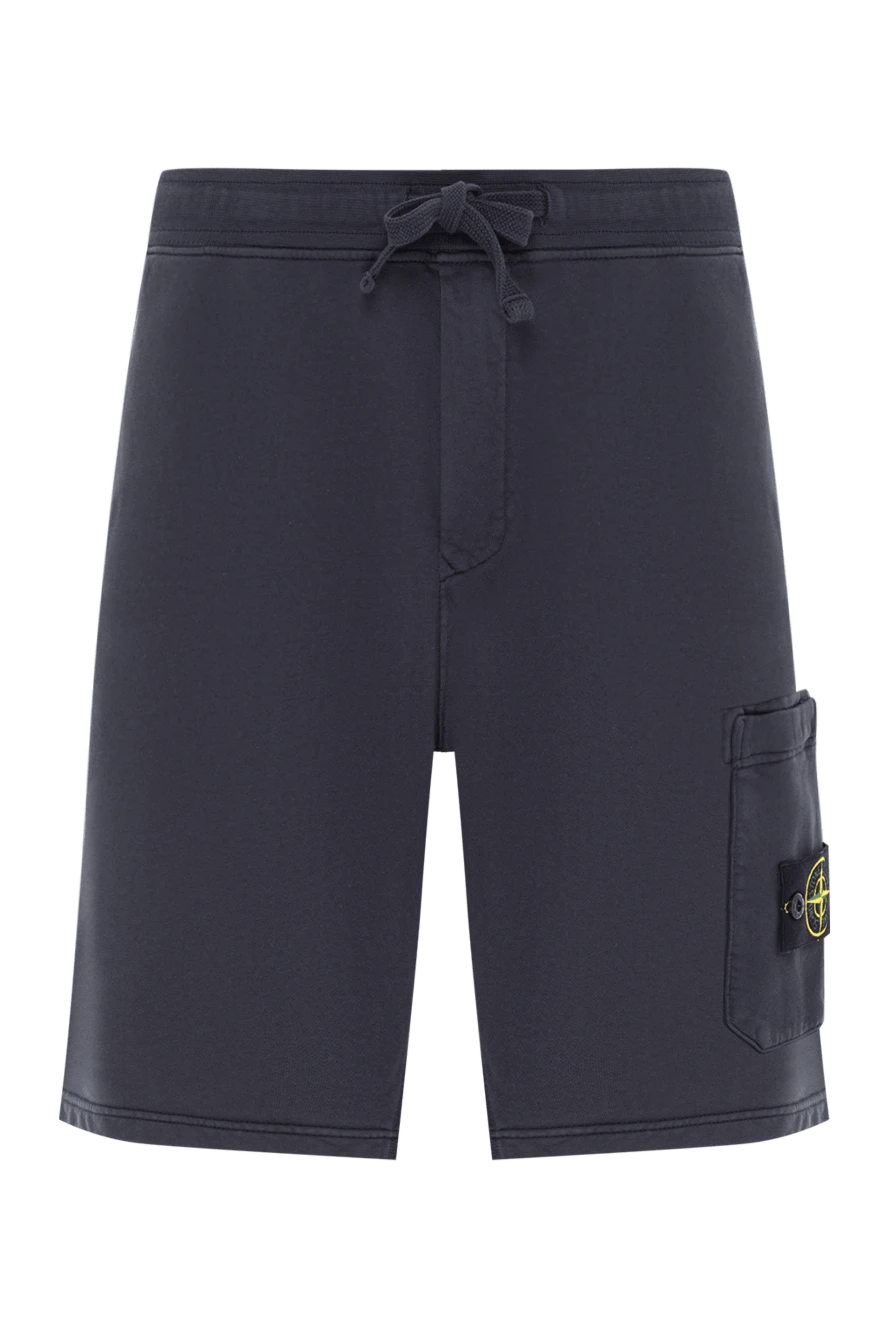 Stone Island жамбас қалтасы бар кәдімгі көк түсті спорттық шорттар 192930 - фото 1