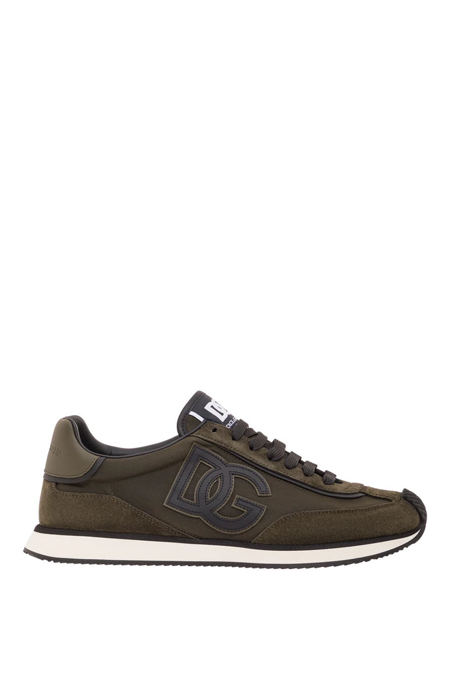 Dolce & Gabbana кроссовки комбинированные dg cushion зеленого цвета 192959 - фото 1