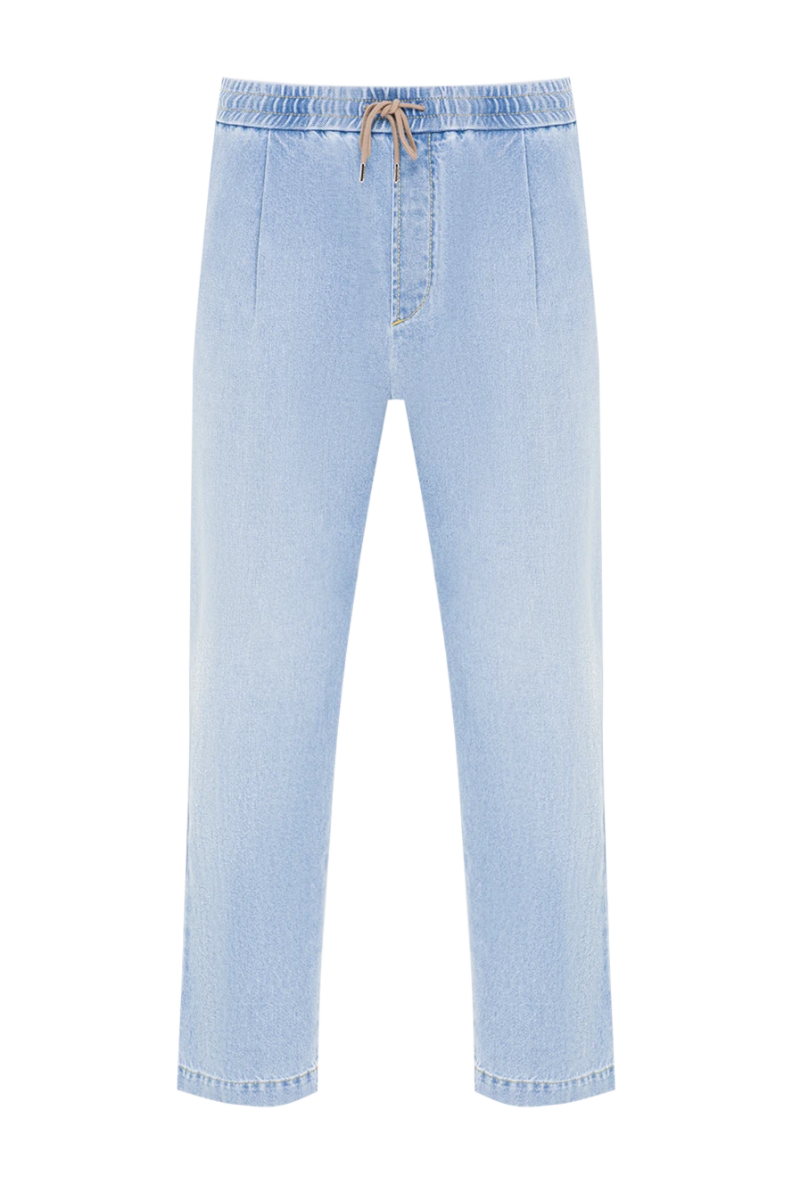 Jacob Cohen light blue denim trousers with drawstring 193017 - photo 1