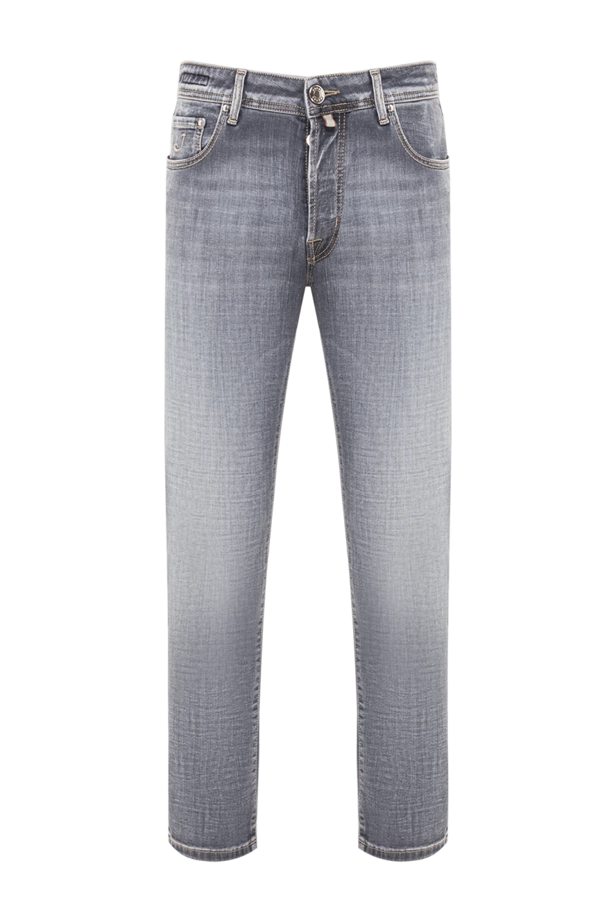 Jacob Cohen джинсы из эластичного хлопкового денима голубого цвета 193018 - фото 1