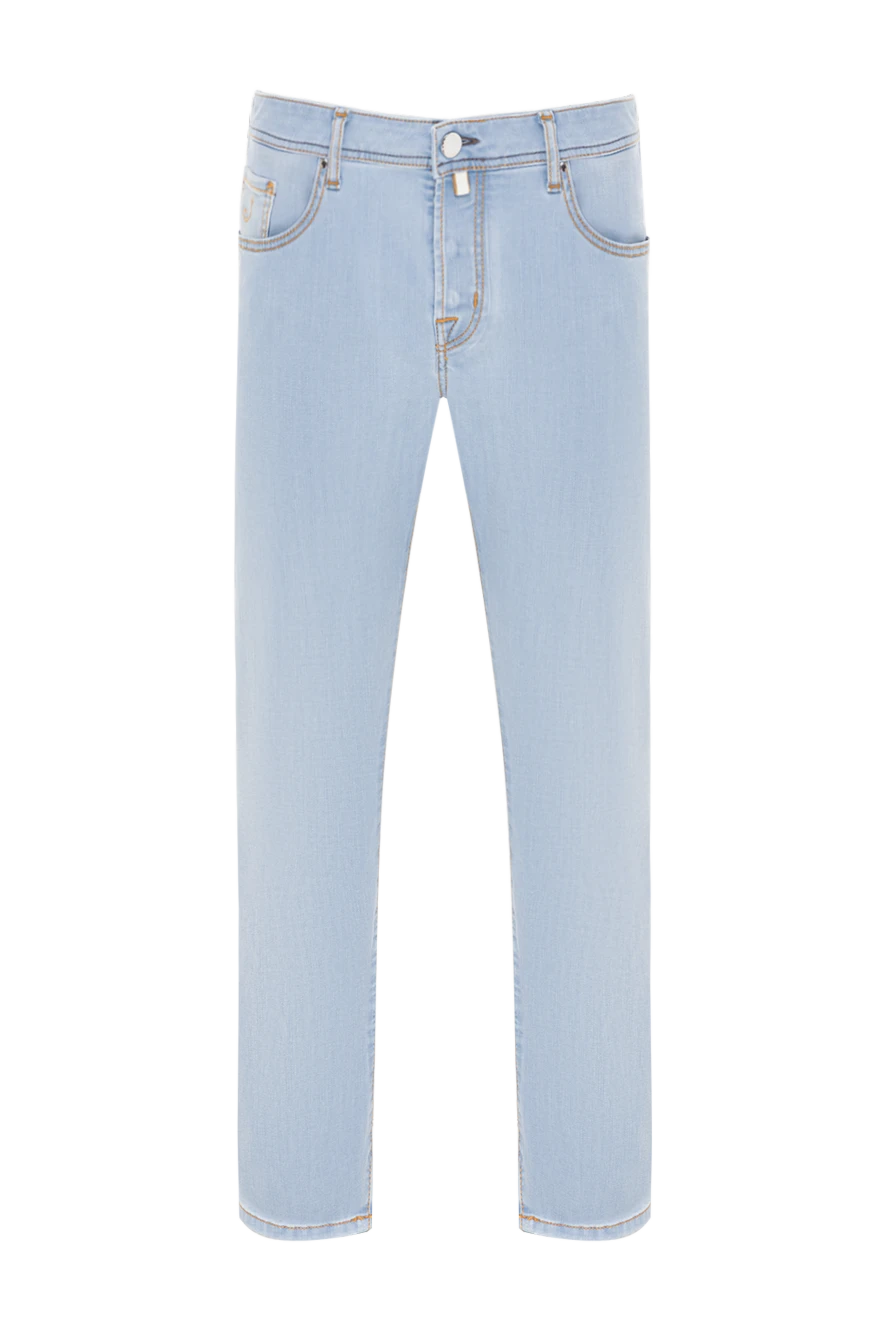 Jacob Cohen джинсы из светло-голубого денима премиум-класса с зауженным кроем 193021 - фото 1