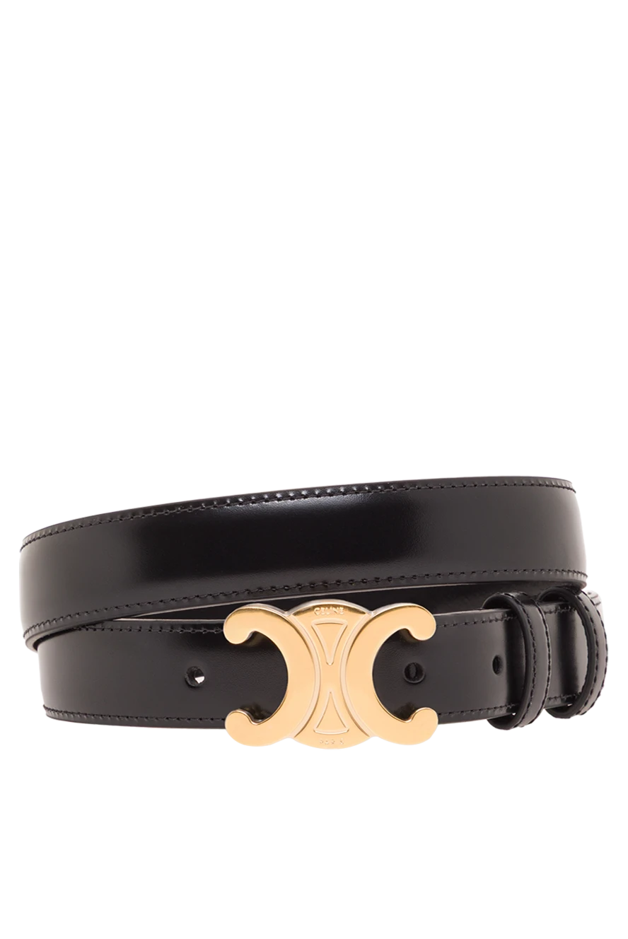 Celine triomphe 25 мм тавриллон былғары бауы 193322 - фото 1