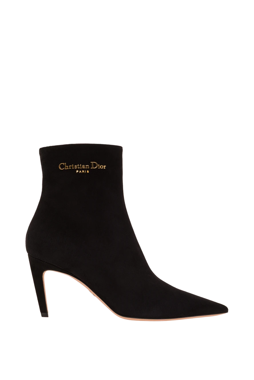 Dior менің dior қара ешкі терісінен жасалған замша өкшелі етіктерім 193348 - фото 1