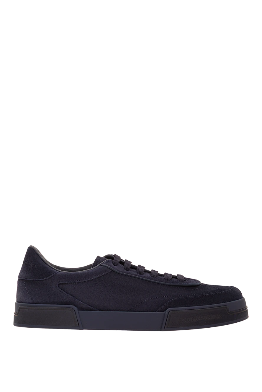 Dolce & Gabbana ерлерге арналған portofino яхта кроссовкалары қою көк түсті былғарыдан жасалған 193383 - фото 1