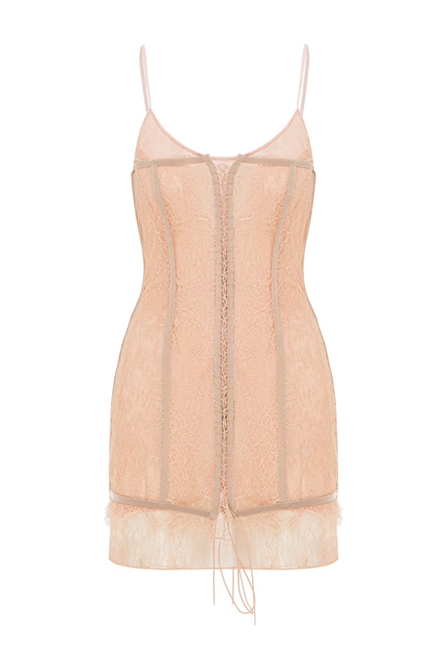 Giuseppe Di Morabito beige lace slip dress 193426 - photo 1