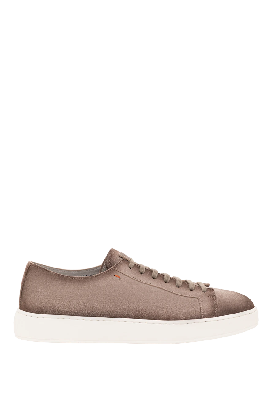 Santoni seta ерлерге арналған қоңыр замша кроссовкалар
193527 - фото 1