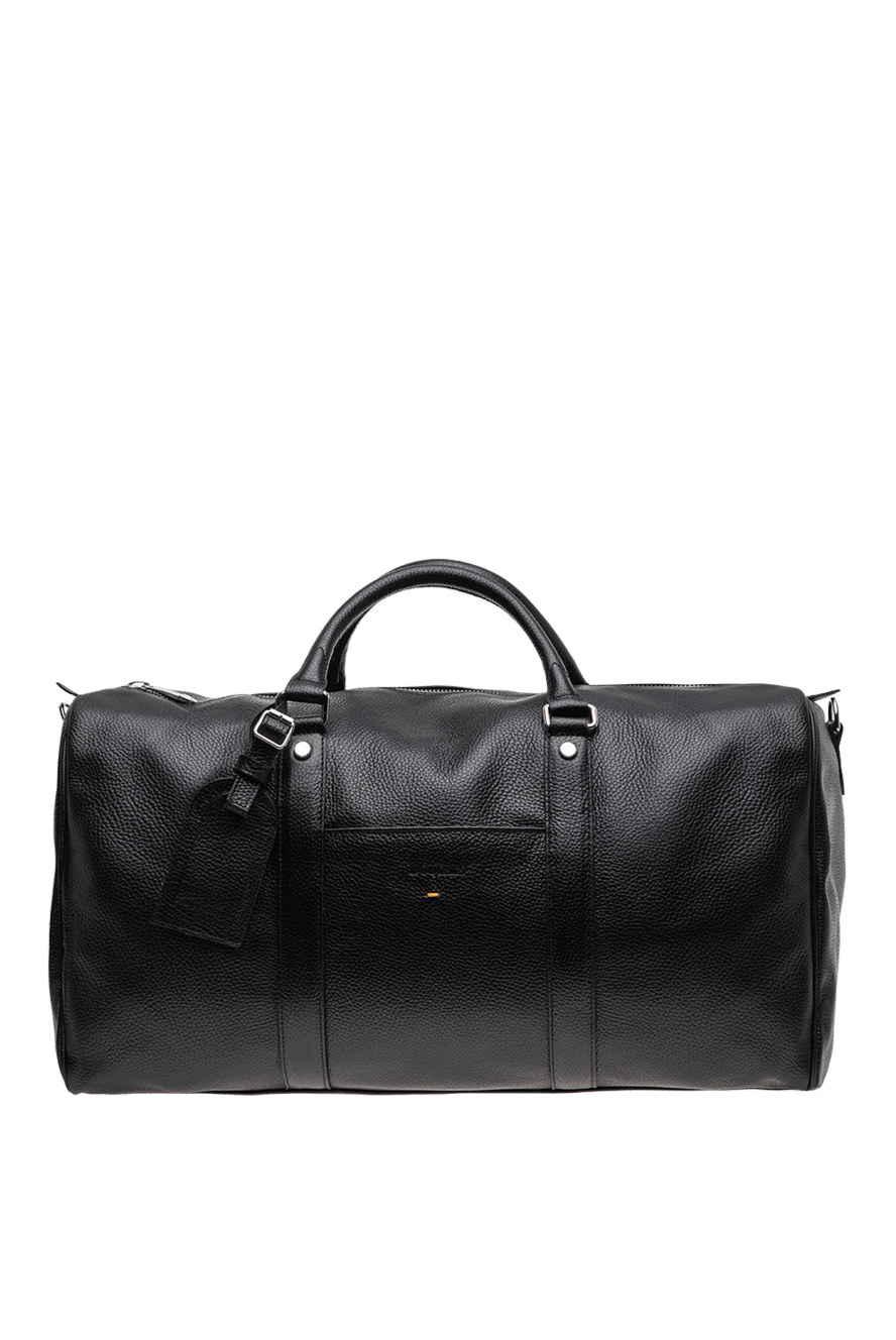 Doucal`s 48h black leather travel bag 197576 - photo 1