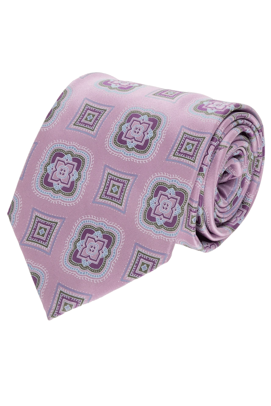 Canali man purple silk tie for men купить с ценами и фото 949048 - photo 1