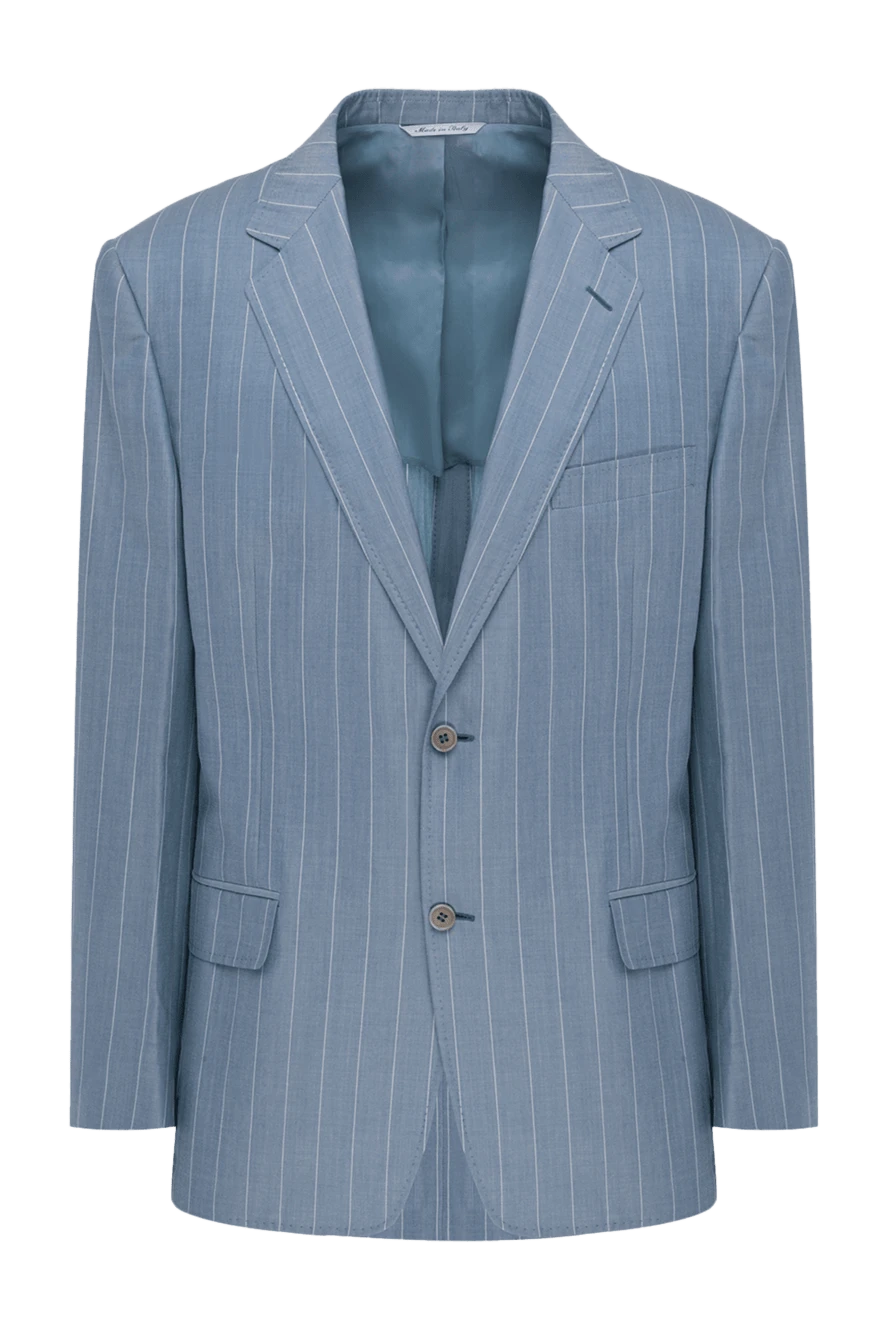 Canali man men's blue jacket купить с ценами и фото 949291 - photo 1