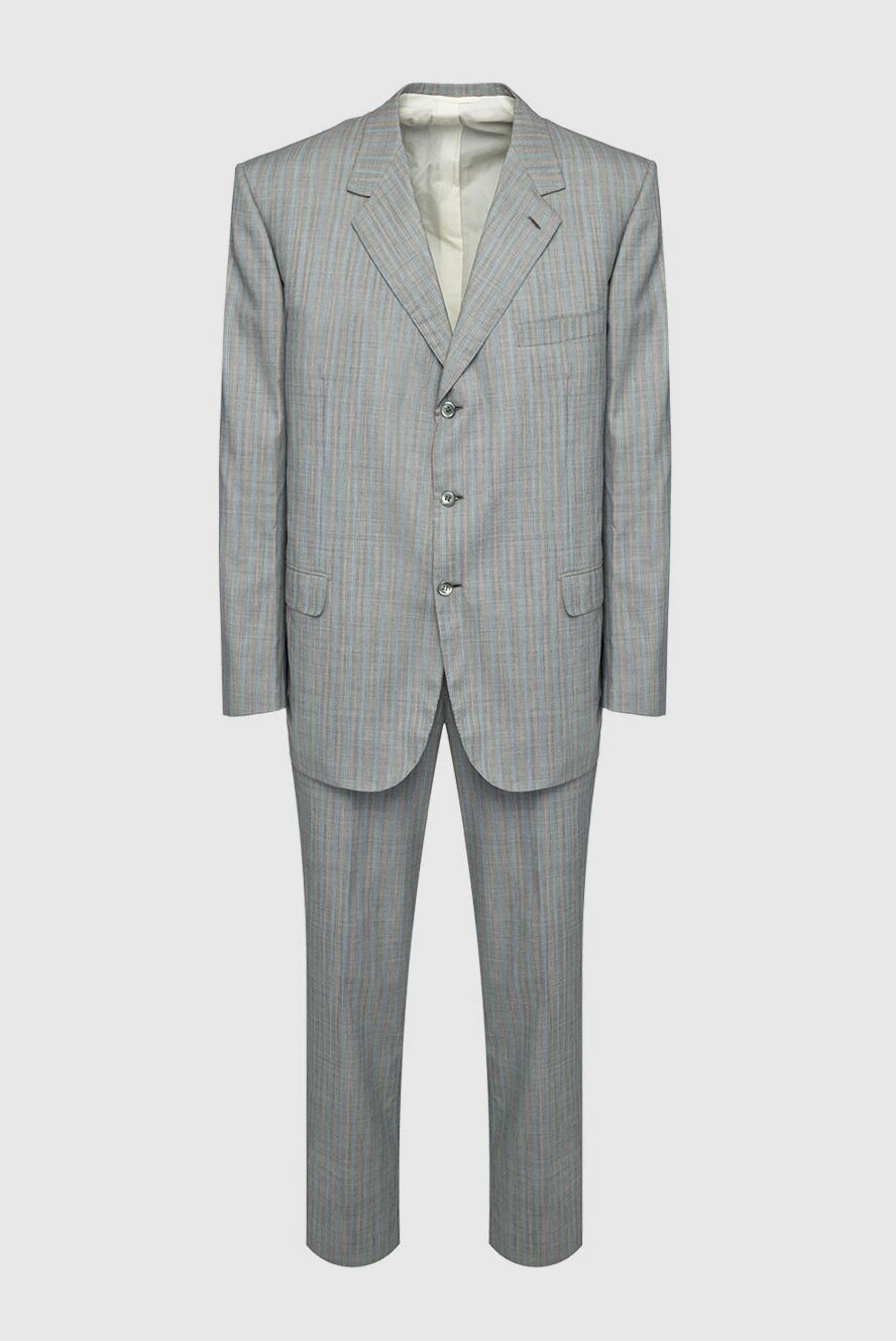 Brioni man men's suit made of wool and silk, gray купить с ценами и фото 950165 - photo 1