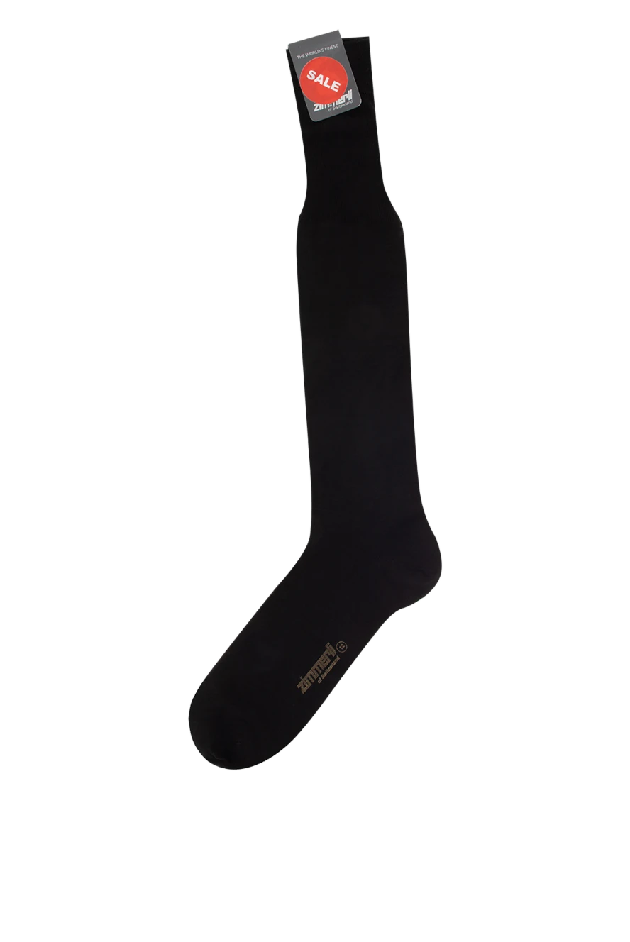 Zimmerli man men's black cotton socks купить с ценами и фото 953441 - photo 1