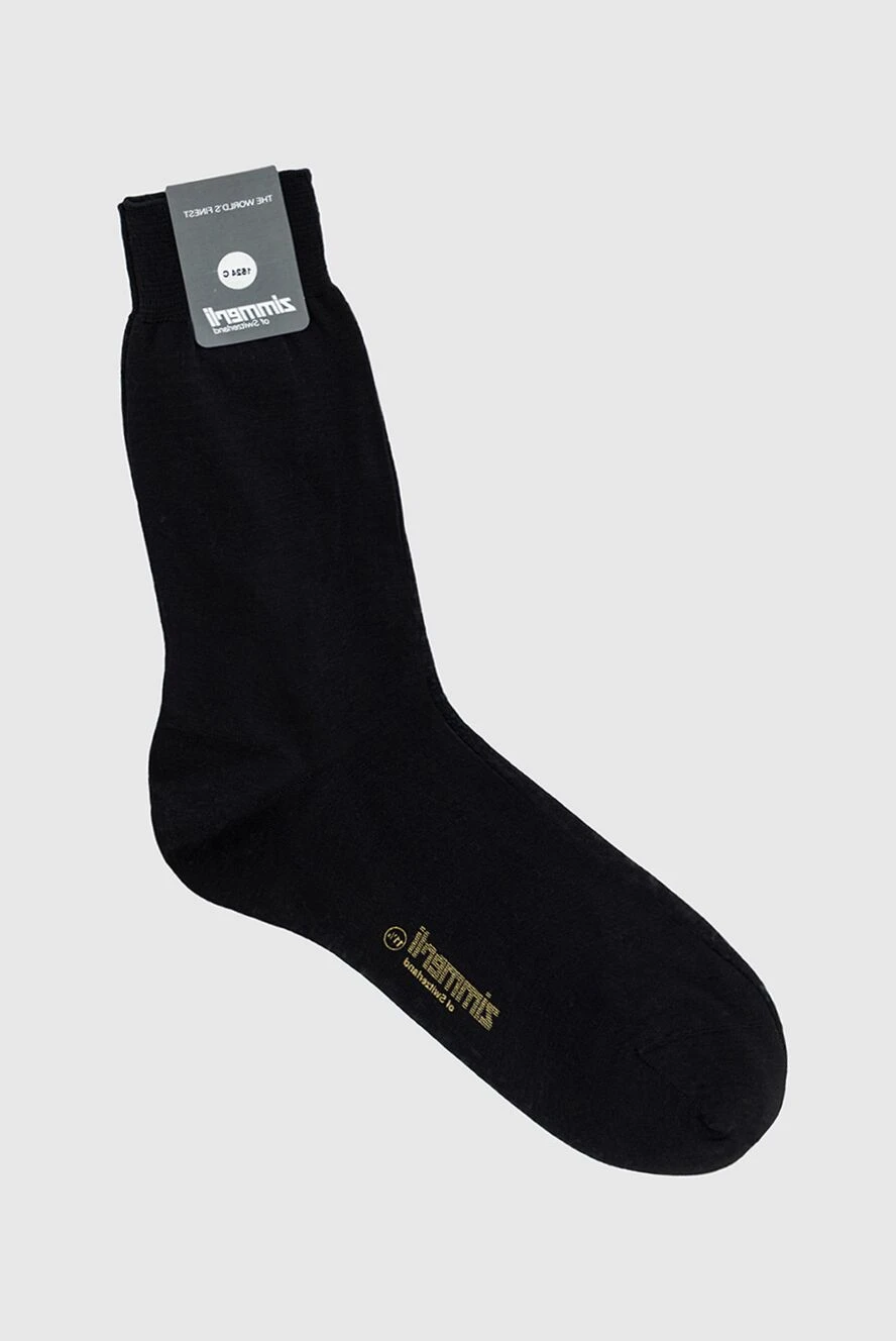 Zimmerli man men's black cotton socks купить с ценами и фото 953442 - photo 1