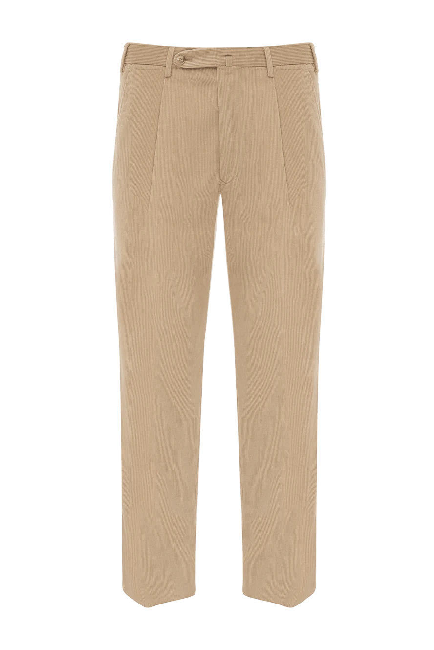 Colombo man beige cotton and cashmere trousers for men купить с ценами и фото 957914 - photo 1