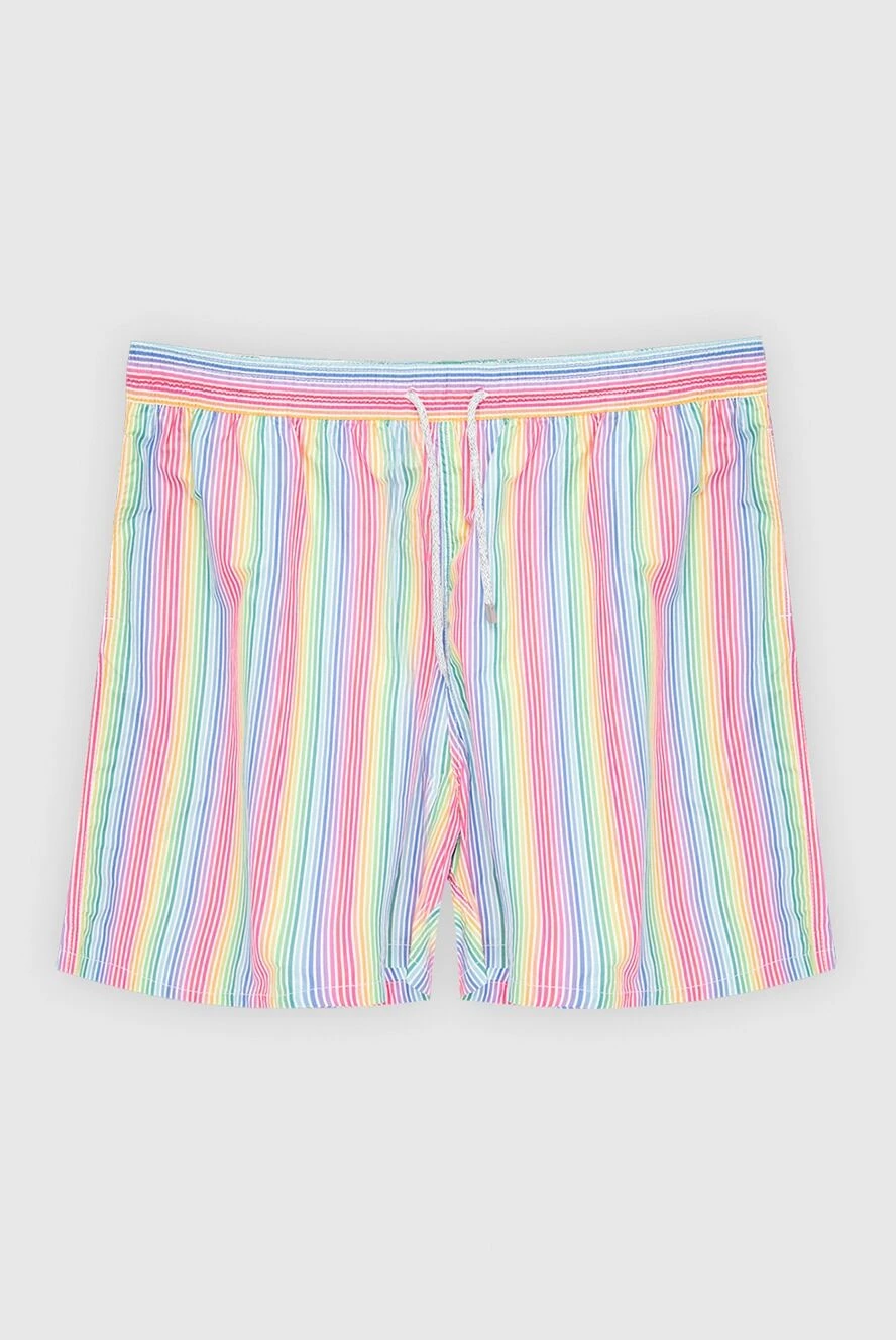 Vilebrequin man beach shorts made of cotton and nylon pink for men купить с ценами и фото 966708 - photo 1