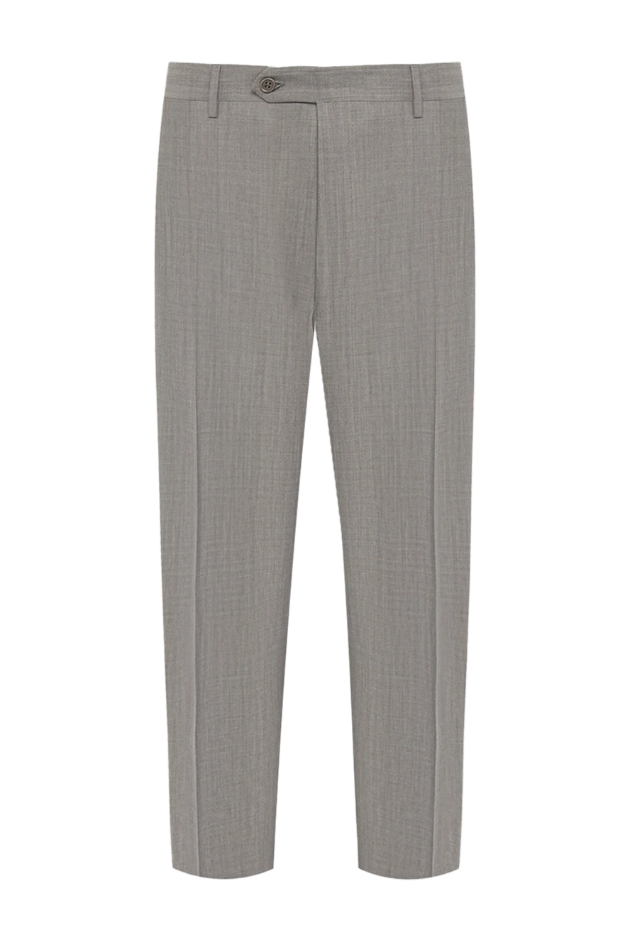 Canali man gray wool trousers for men 969415 - photo 1