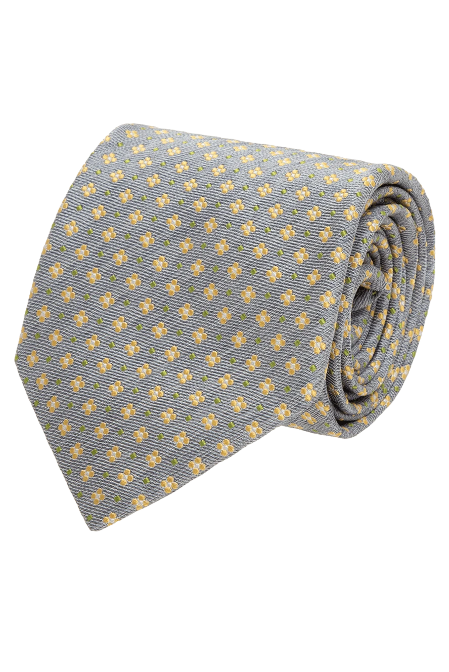 Canali man gray silk tie for men купить с ценами и фото 969499 - photo 1