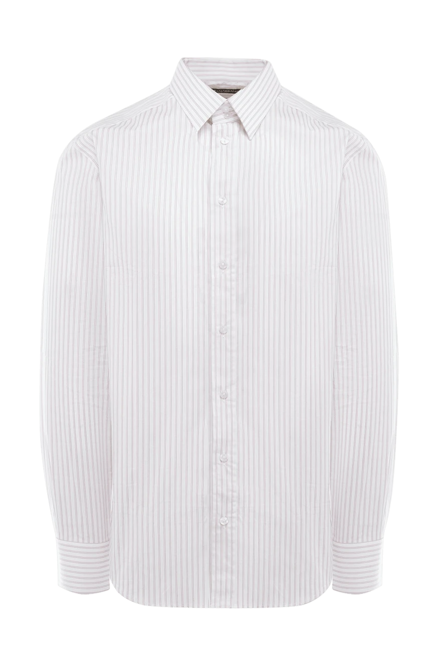 Dolce & Gabbana man white cotton shirt for men купить с ценами и фото 973036 - photo 1