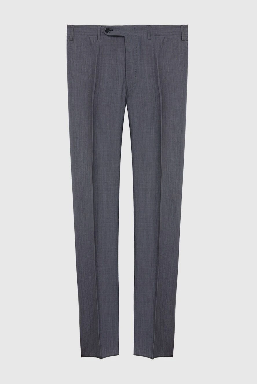 Canali man gray trousers for men купить с ценами и фото 973791 - photo 1