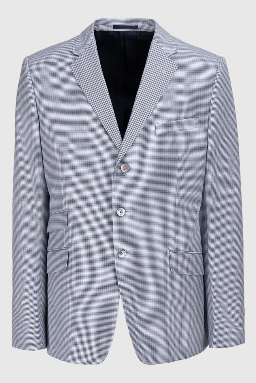 Gucci man gray cotton jacket for men купить с ценами и фото 977009 - photo 1