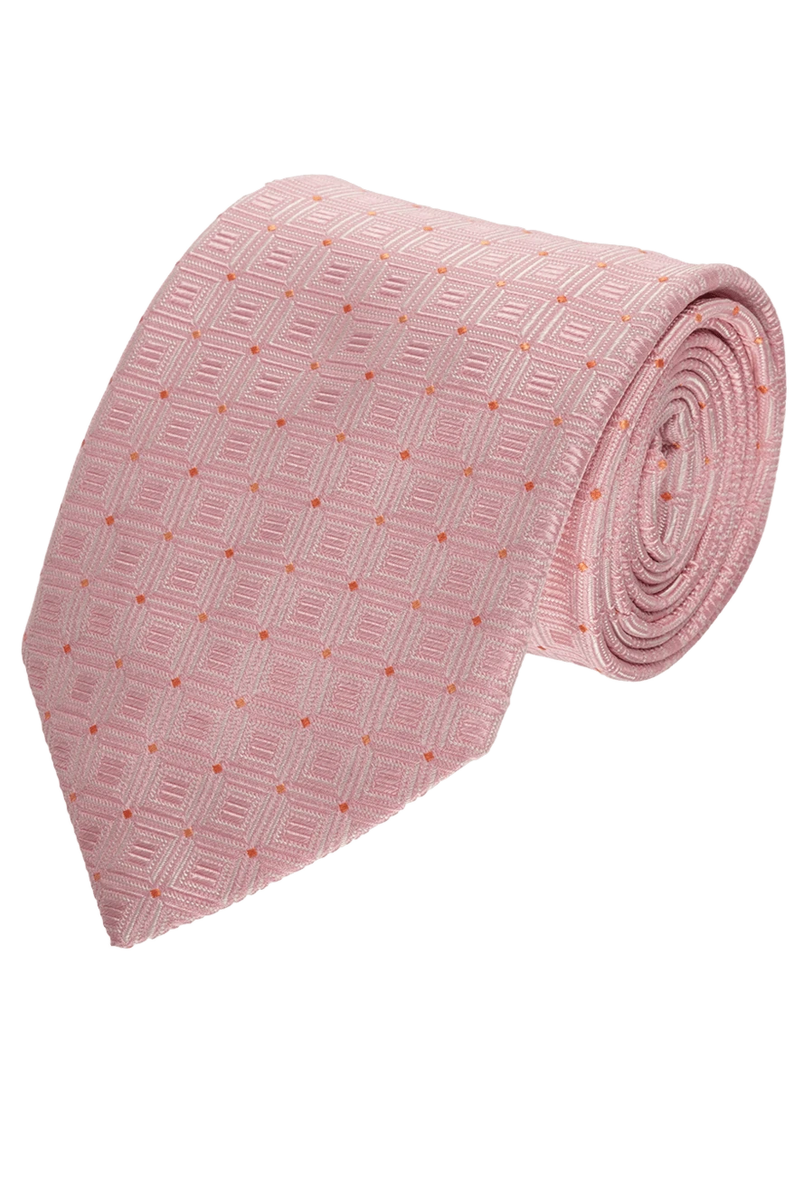 Canali man pink silk tie for men купить с ценами и фото 978435 - photo 1