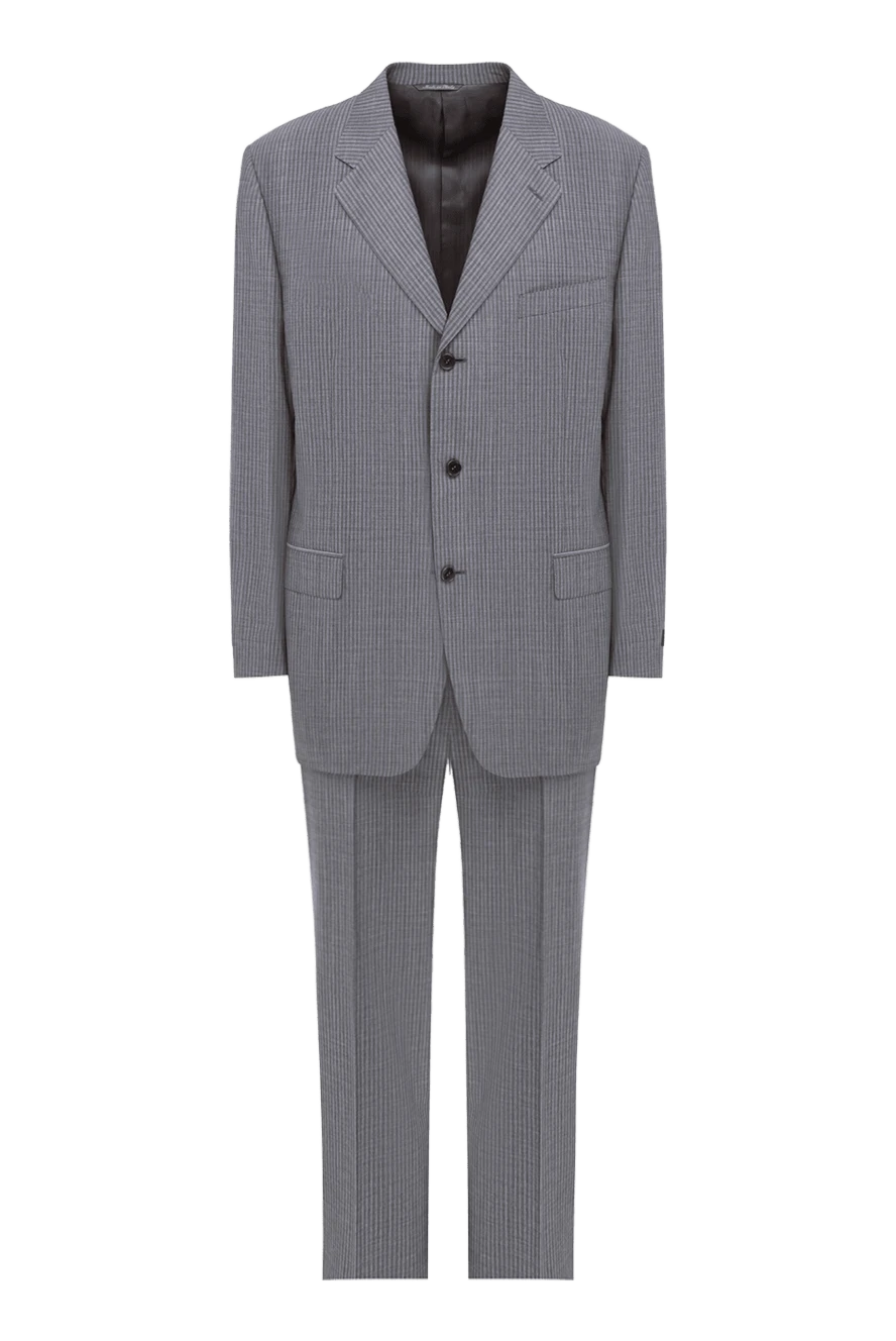 Canali man men's suit made of wool and mohair, gray купить с ценами и фото 978496 - photo 1