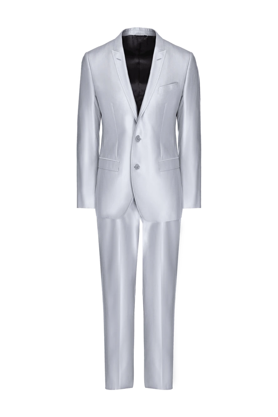 Dolce & Gabbana man men's suit made of wool, silk and viscose, gray купить с ценами и фото 979145 - photo 1