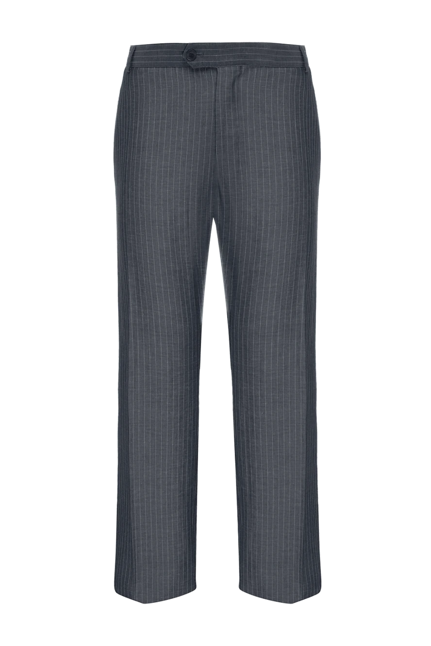 Armani man trousers gray for men купить с ценами и фото 980814 - photo 1